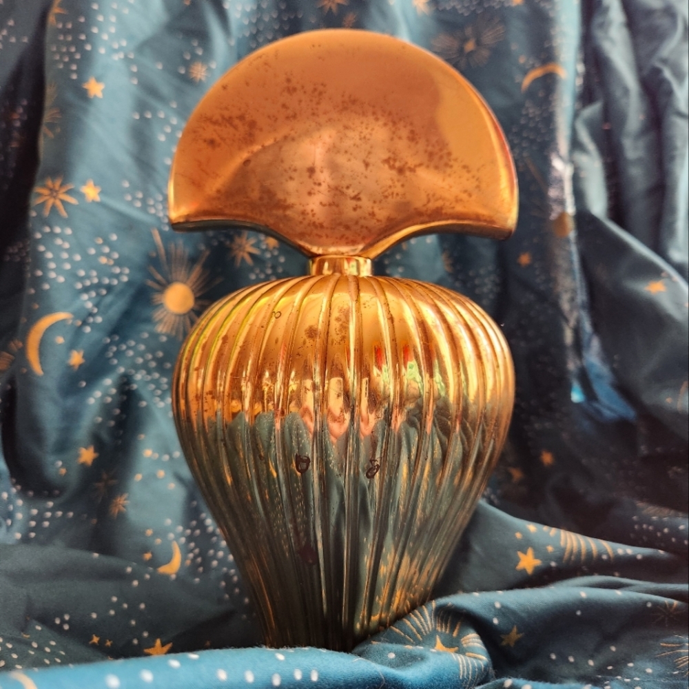 Vintage Kinder Harris Solid Brass Decorative Perfume Bottle or Vase